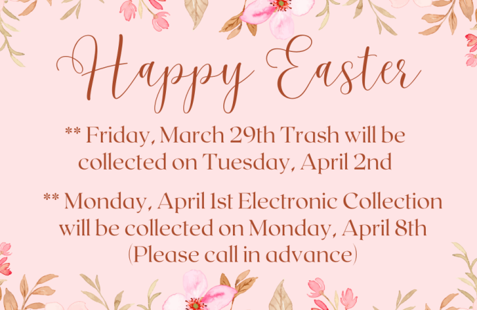 Easter Holiday Collection changes