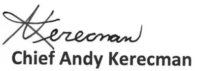 police chief signature